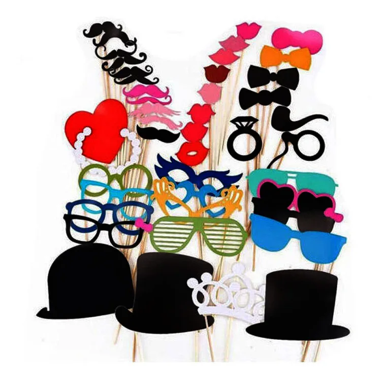 Реквизит для фотобудки 44 шт./компл. фотобудка свадебной вечеринки на день