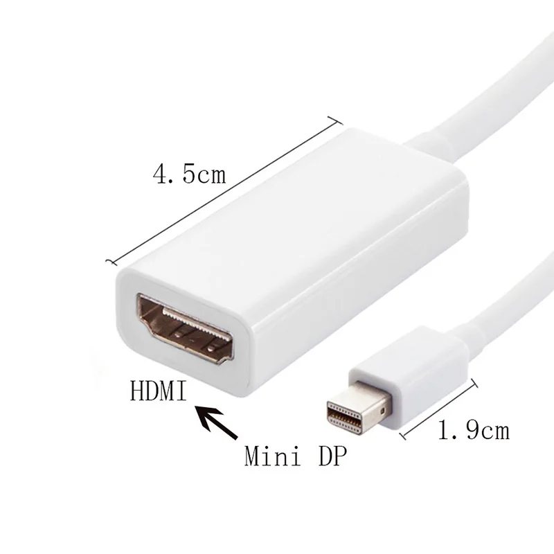 SZ WXDZ кабель порта дисплея Mini DP к HDMI адаптер конвертер 1080 p для Apple MacBook Pro Air| |