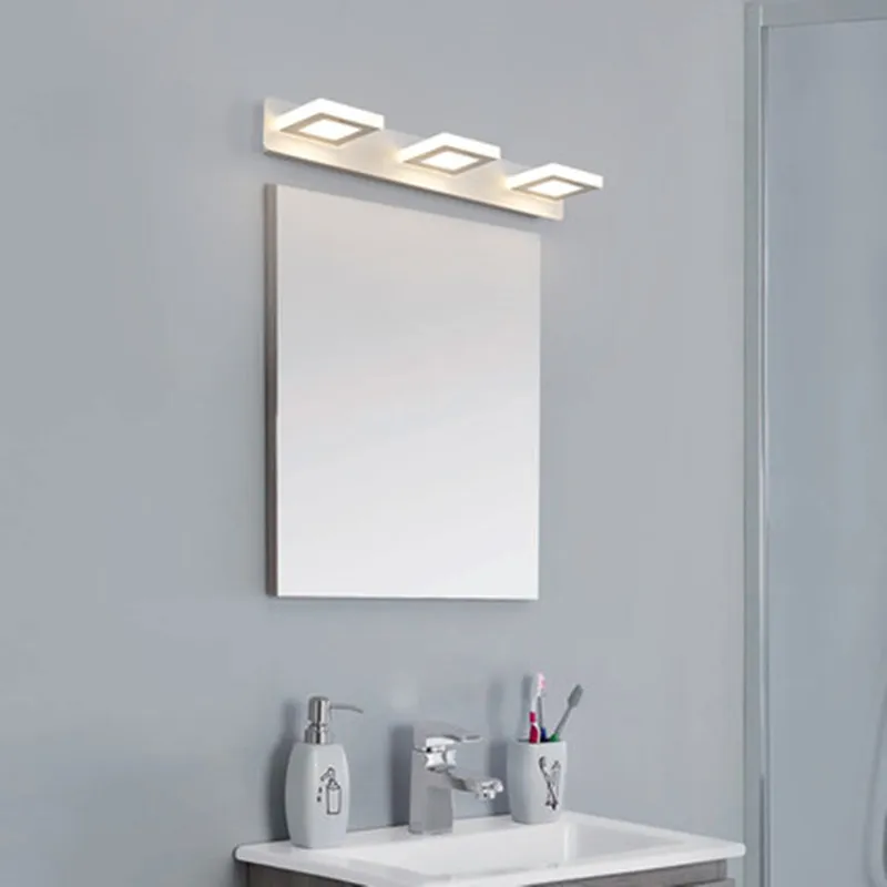 Mirror headlight led bathroom light simple modern lights eye makeup waterproof fog | Лампы и освещение