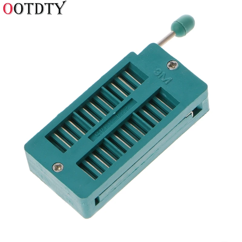OOTDTY 2018 модный 16 20 24 28 40 P Pin 2 54 мм Зеленый DIP Тест Универсальный ZIF IC Тип