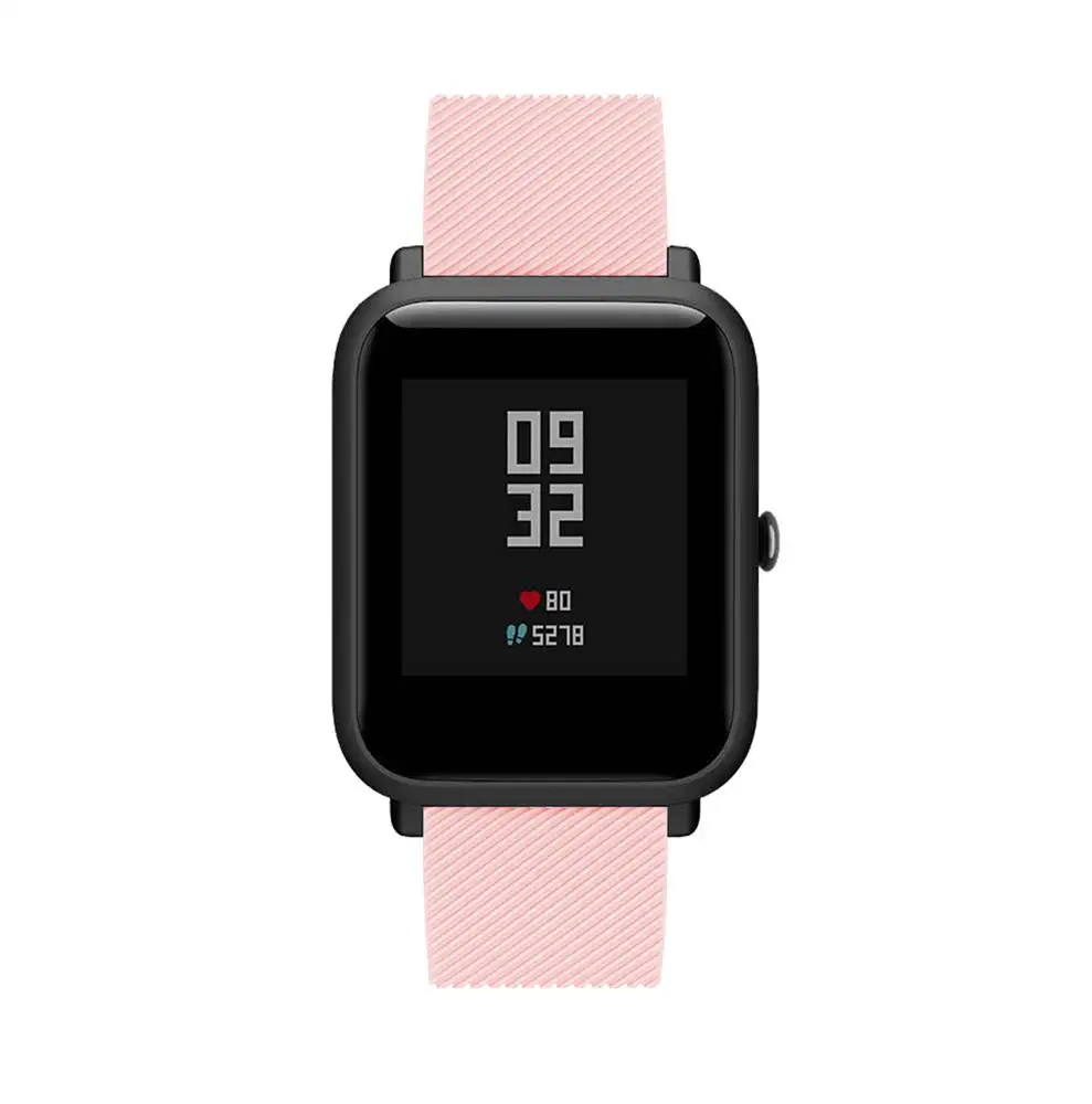 Силиконовый спортивный ремешок Hero Iand для умных часов Xiaomi Huami Amazfit Bip 20 мм сменный