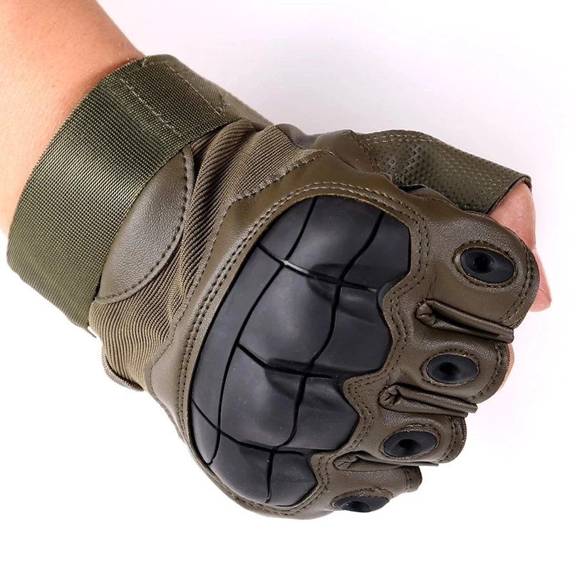 Новейшая мотоциклетная жесткая наполовину пальцев перчатки защитные Экипировка