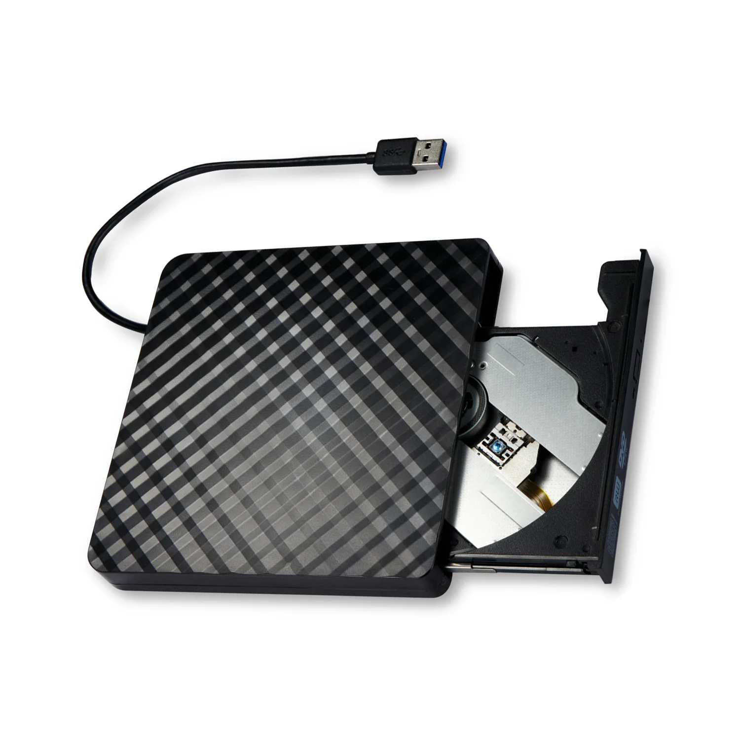 Ультра-тонкий CD DVD плеер Внешний USB 3,0 CD DVD Rom писатель Rewriter горелки плеер передачи данных для Macbook ноутбука ПК