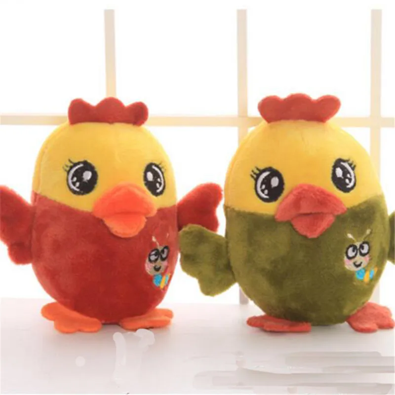 

1PCS Cute Plush Egg Chick Toy Small Pendant Mini Creative Cock Wedding Throwing Soft Stuffed Toys Gifts New 11CM HANDANWEIRAN