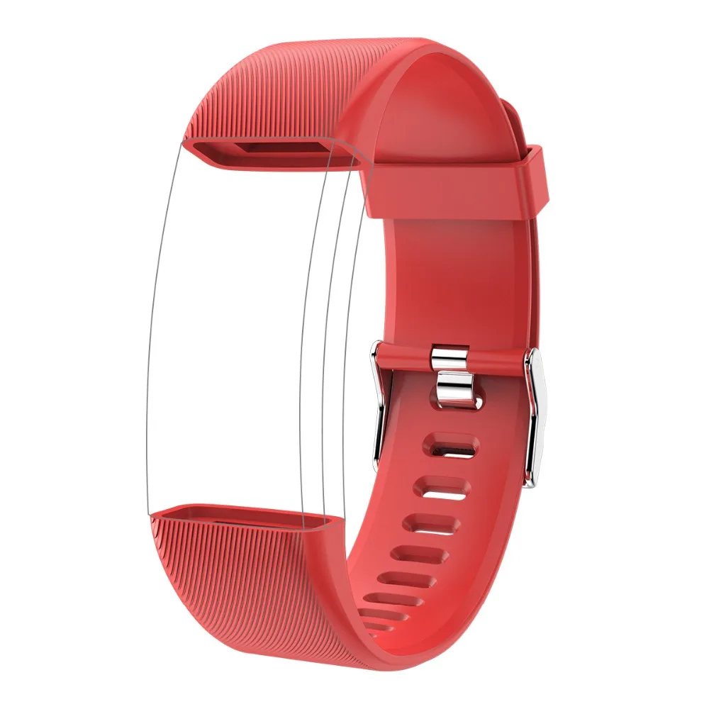FORCA F07plus Smart Bracelet Red Watchband Pedometer Sedentary Message Call Reminder Heart Rate Monitor IP68 Wristband | Электроника
