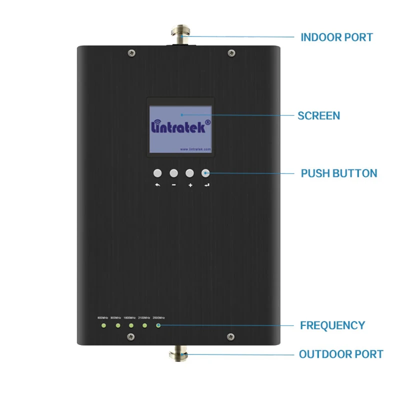 Новый усилитель сигнала Lintratek 2G 3G 4G LTE 900 2100 1800 2600 800 МГц 5 полосный Усилитель GSM