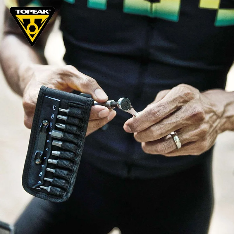 Topeak TT2525 трещотка ROCKET LITE велосипедный Многофункциональный ремонтный набор инструментов дорожный велосипед портативный набор инструментов MTB велосипедные инструменты для велосипеда