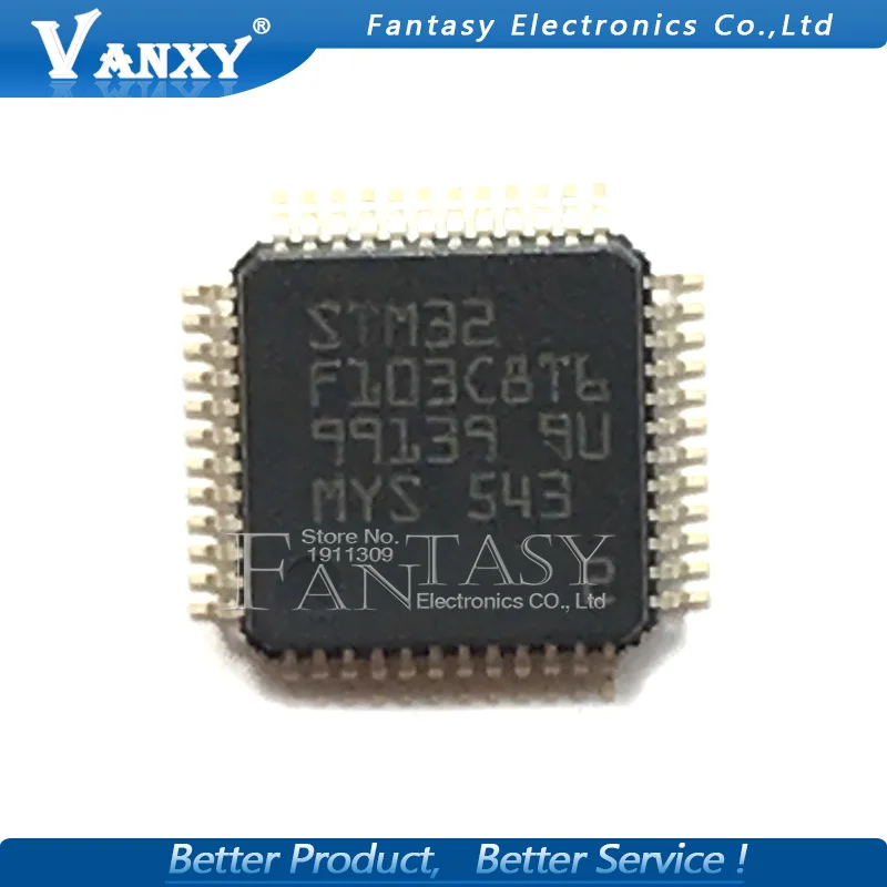 1 шт. STM32F103C8T6 LQFP48 32F103C8T6 QFP48 QFP ARM новый и оригинальный IC| |