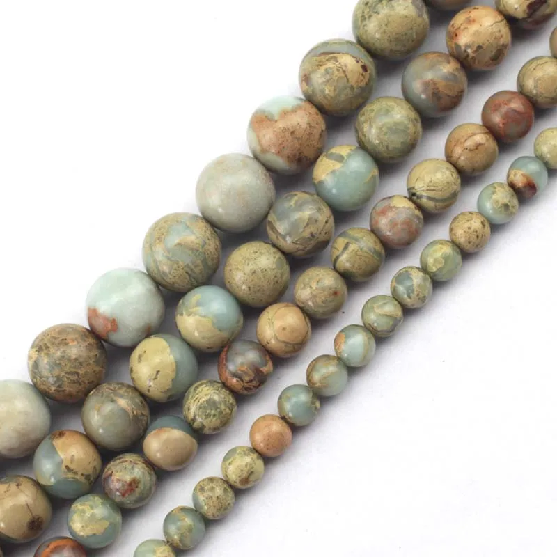 Круглые натуральные нефритовые бусины shoushan jades/змеиная кожа Jaspers stone beads DIY loose для