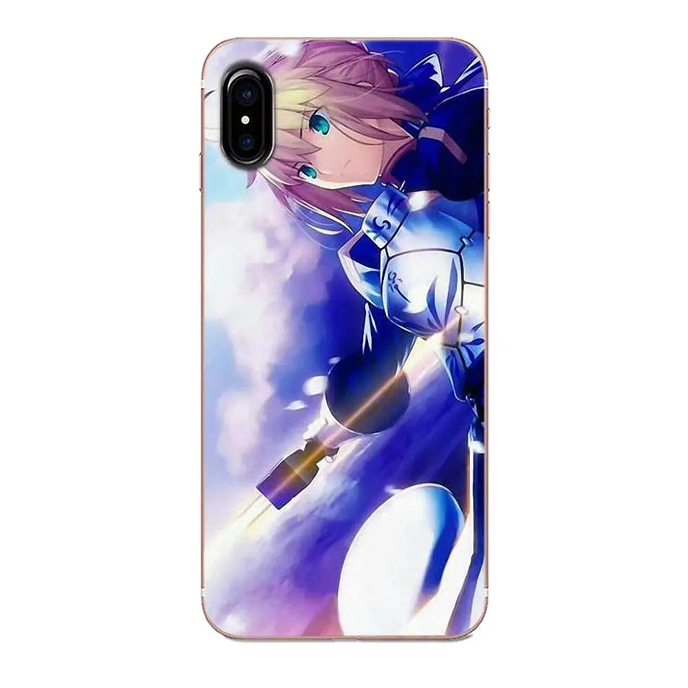 Мягкий защитный чехол аниме Fate Stay Night Saber для Xiaomi Redmi Mi Note 7 8 9 SE Pro Lite Go Play | Мобильные