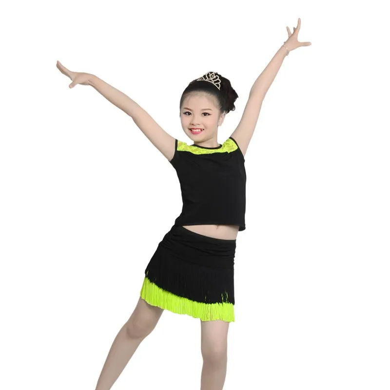 Детское платье для латиноамериканских танцев|rumba dance costumes|tango dressdance dress |