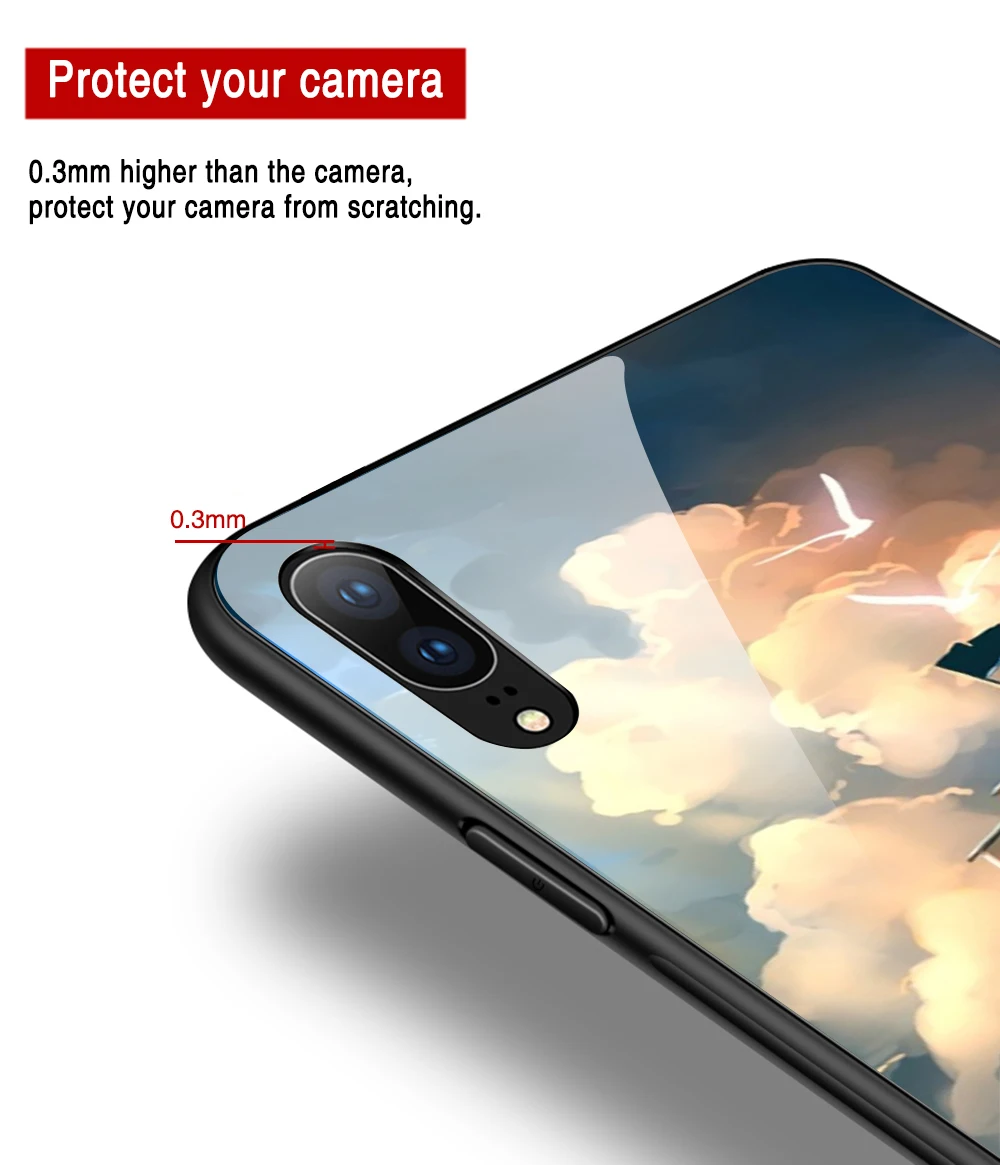 Чехол для huawei P20 Lite, чехол из закаленного стекла, цельный чехол для huawei P10 P20 Pro lite mate 9 10 20 lite honor v9 v10 play nova
