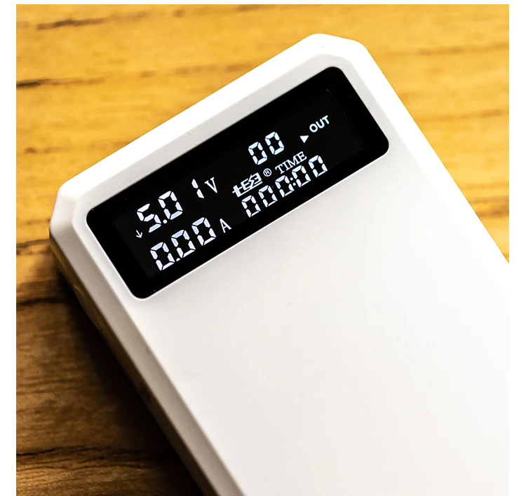 QD183 TYPE-C QC 2,0 3,0, для мобильного телефона, универсальные Мощность банка коробки 5В 9В 12В, Перезаряжаемые 18650 Быстрая зарядка Батарея с тестером емкости