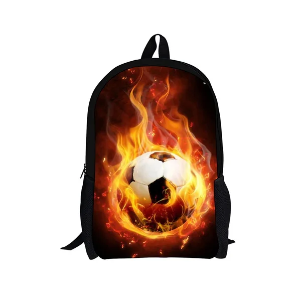 H271C INSTANTARTS Cool 3D Ice Soccerly Ball, школьная сумка с принтом для мальчиков-подростков, повседневные сумки для книг на плечо, детские сумки для книг, рюкзак - Цвет: H271C