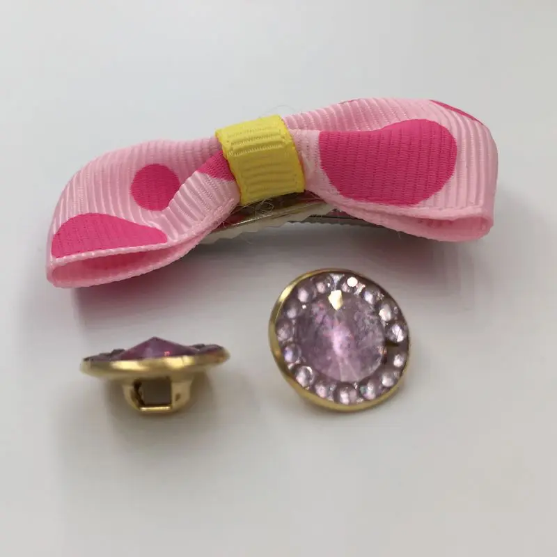 10 шт. DIY основные новый светлый Фиолетовый Кристалл пуговицы Джинсы аксессуары