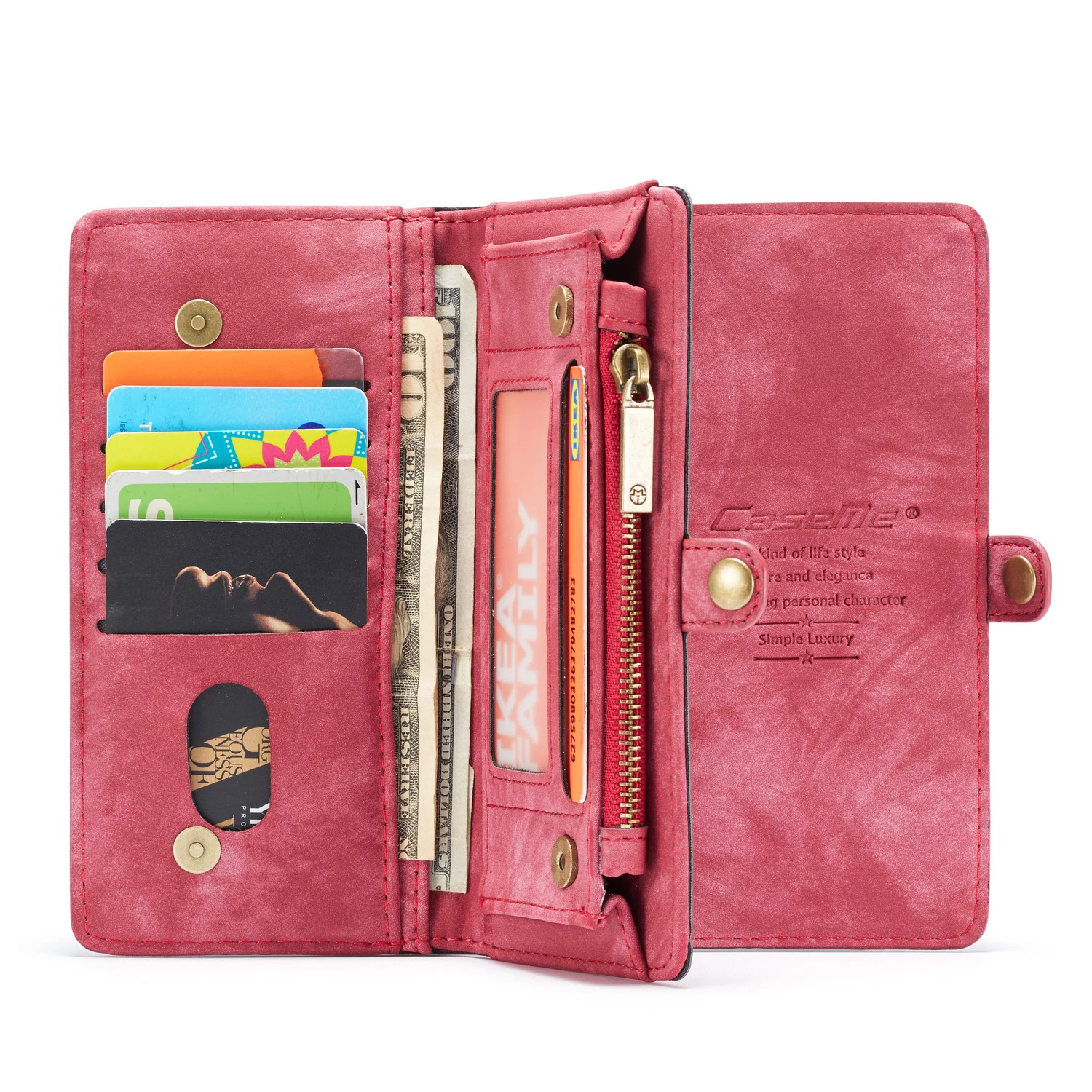 

Case for Samsung galaxy A20 e Leather case zipper wallet card holder for Samsung A20 A30 A40 A50 A70 A80 multifunction flip etui