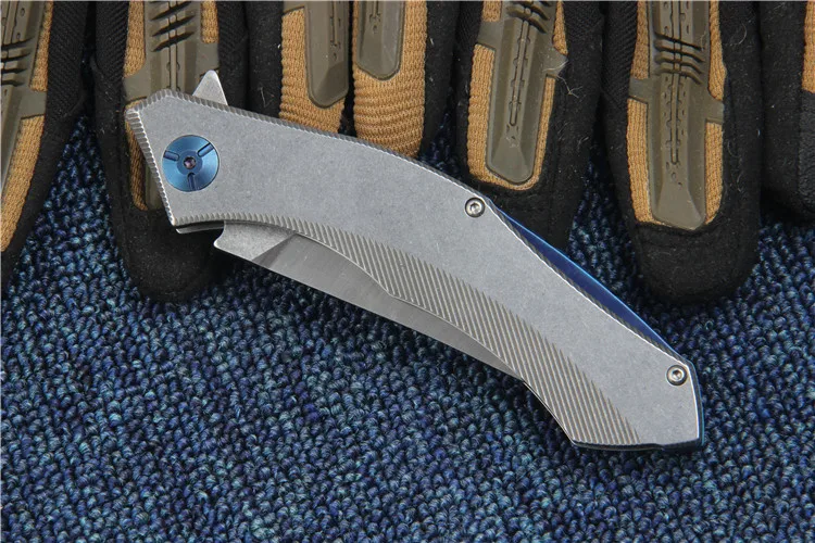 Складной нож Brave Fighter 58-60HRC D2 blade из стали с ручкой Походный инструмент для