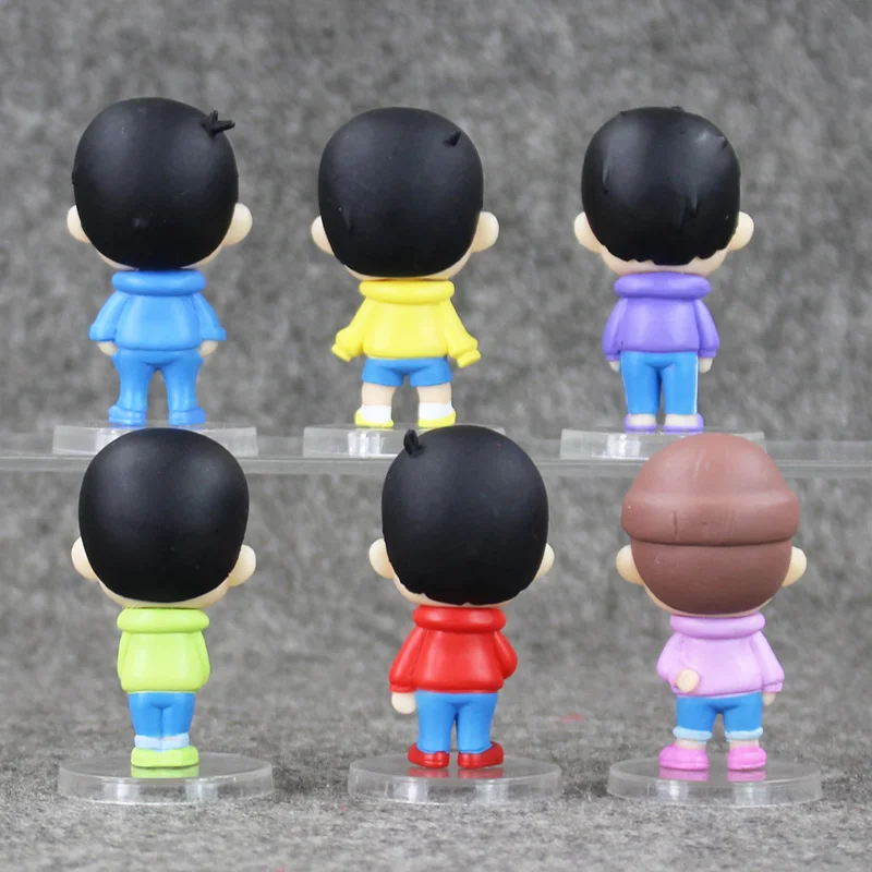 6 см шт./лот аниме Osomatsu san Mr osomatsu Karamatsu Ichimatsu мини ПВХ экшн фигурка модель игрушки