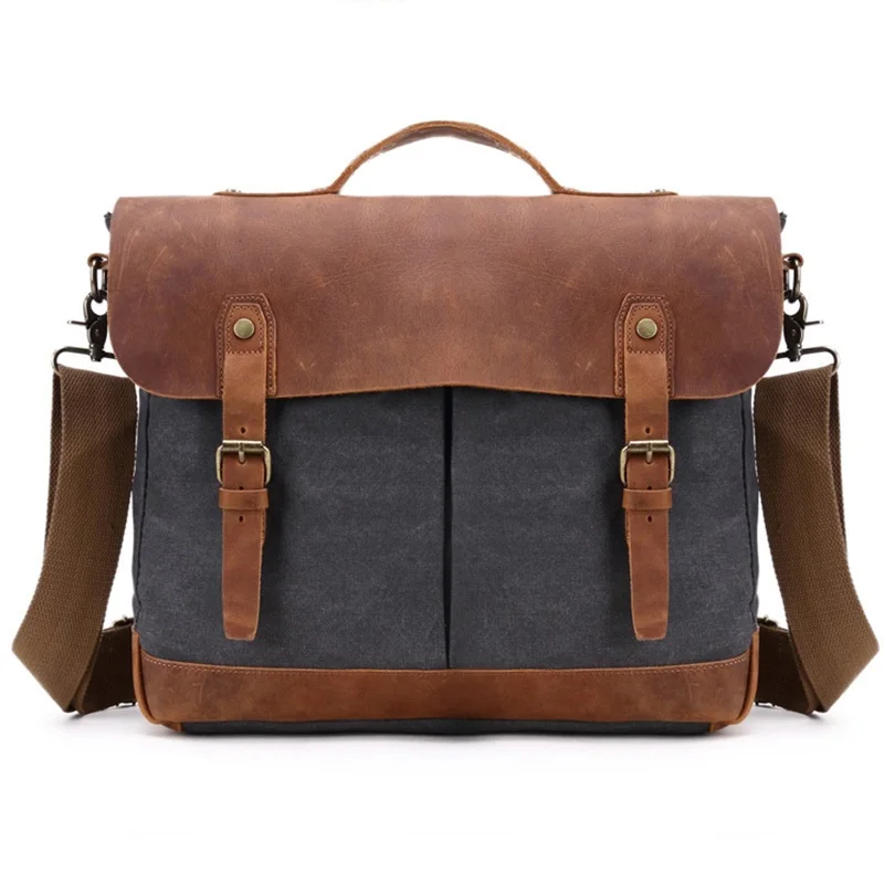 Модная Холщовая Сумка для ноутбука 15 6 дюйма винтажная мужская сумка компьютера