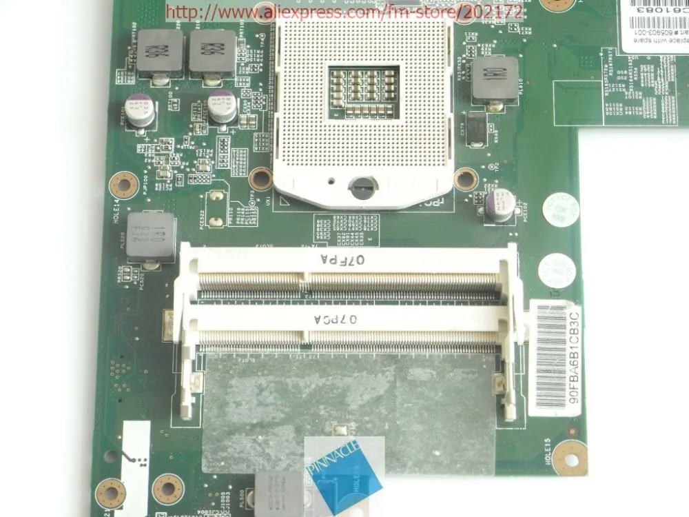 615849-001 605903-001 материнская плата для hp G62 G72 CQ62 с радиатором вместо 597674-001 597673-001 совместима и бесплатный процессор