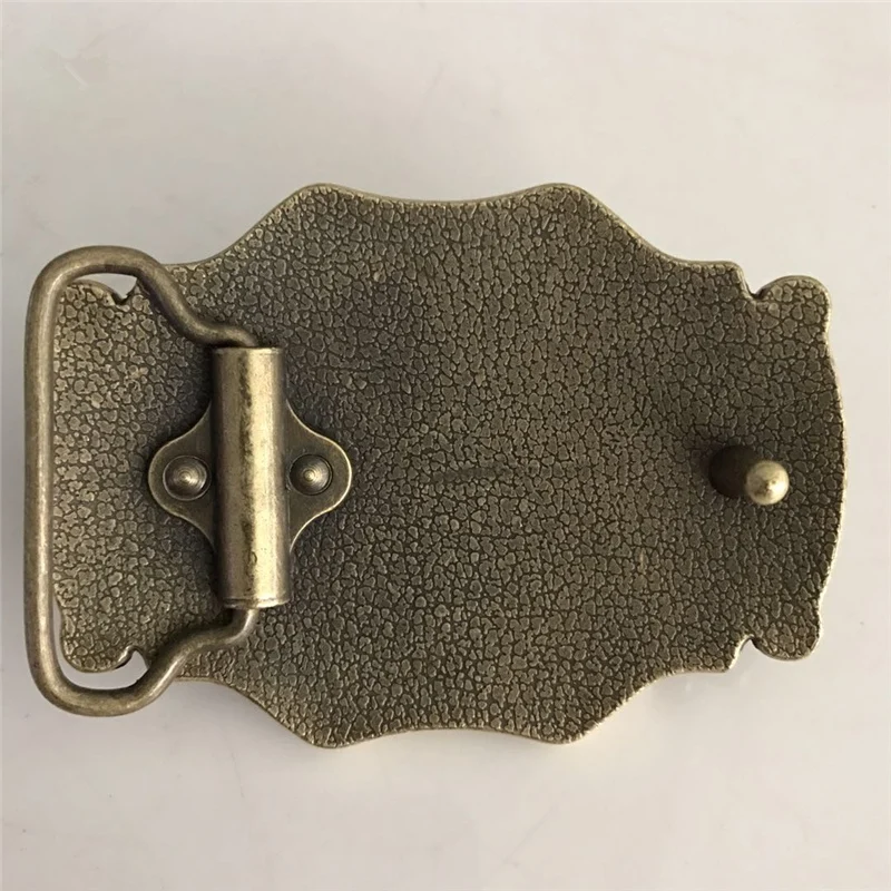 Изысканная бронзовая металлическая пряжка для ремня в стиле ретро ковбойские