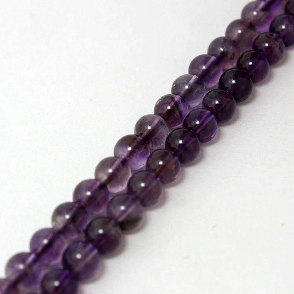 Бусины из натурального камня для изготовления ювелирных изделий 4/6/8/10 мм нить 15