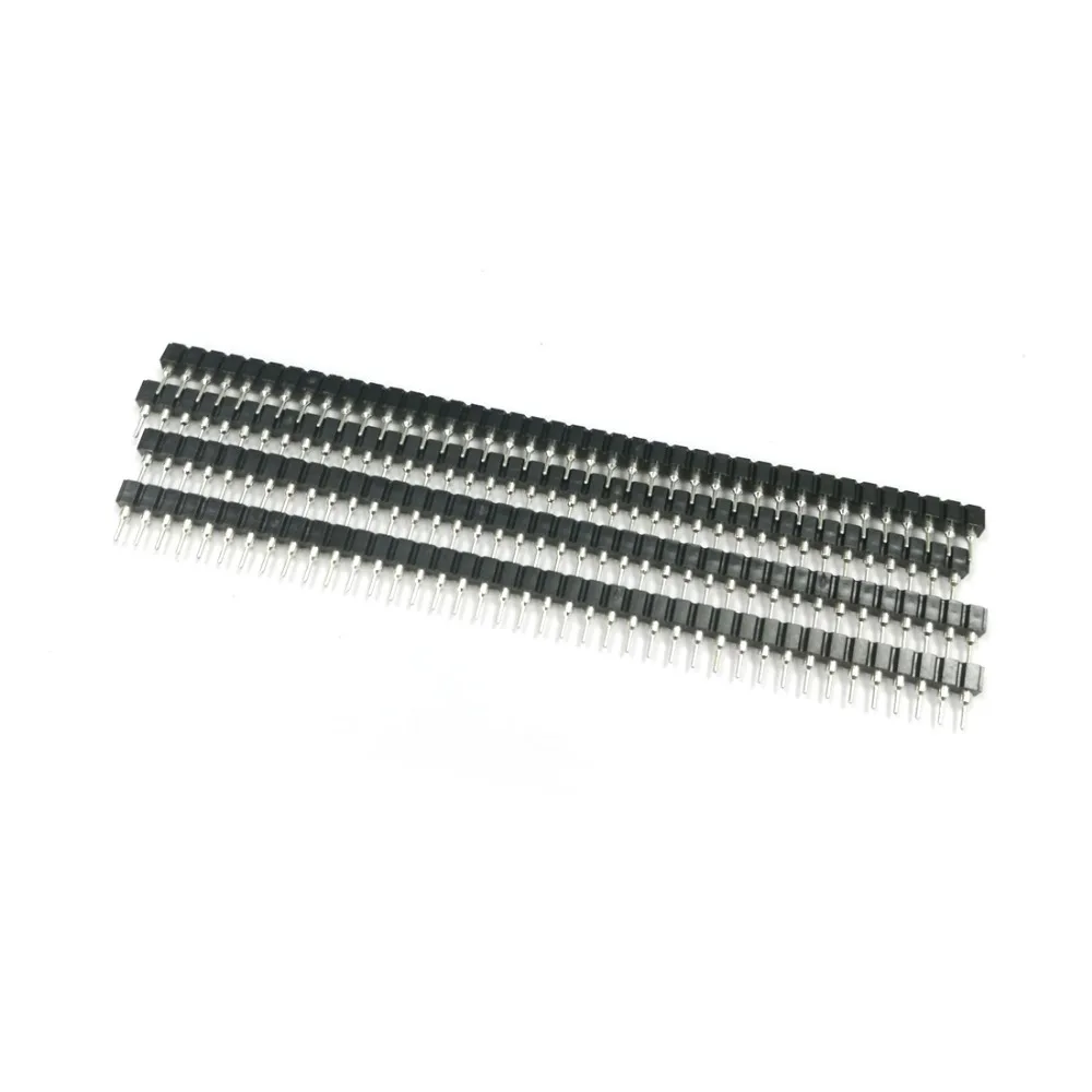 10 шт. 1*40P 40Pin шаг 2 54 мм Однорядный круглый гнездовой разъем|socket pcb|socket spannerheader wrap |