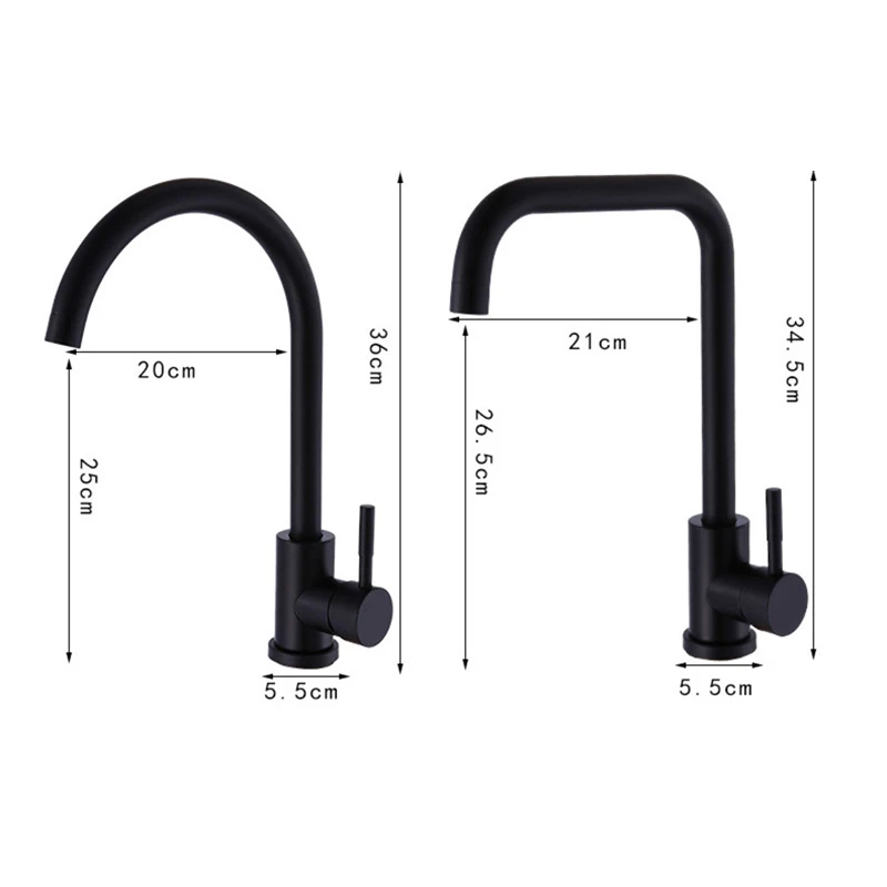 SHMIAO черный/белый кухонный кран смеситель для раковины краны Torneira Para Cozinha Inox Keukenkraan