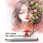 Finecolour EF101 спиртовые чернила, двусторонний маркер для эскизов, ручка для рисования манги, художественные маркеры