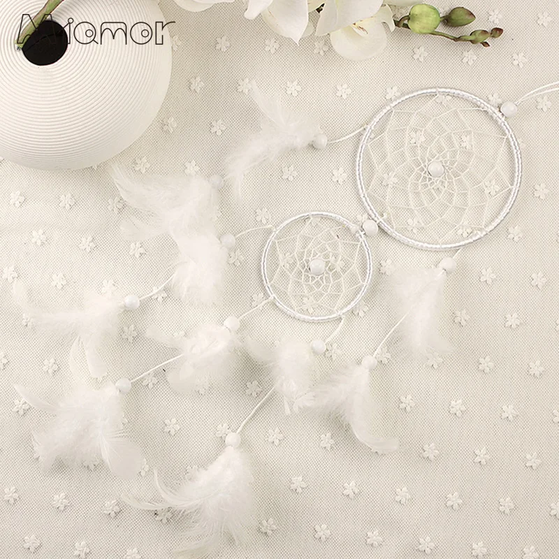 Индийский Ловец снов с пером полициклический настенное украшение подвесное