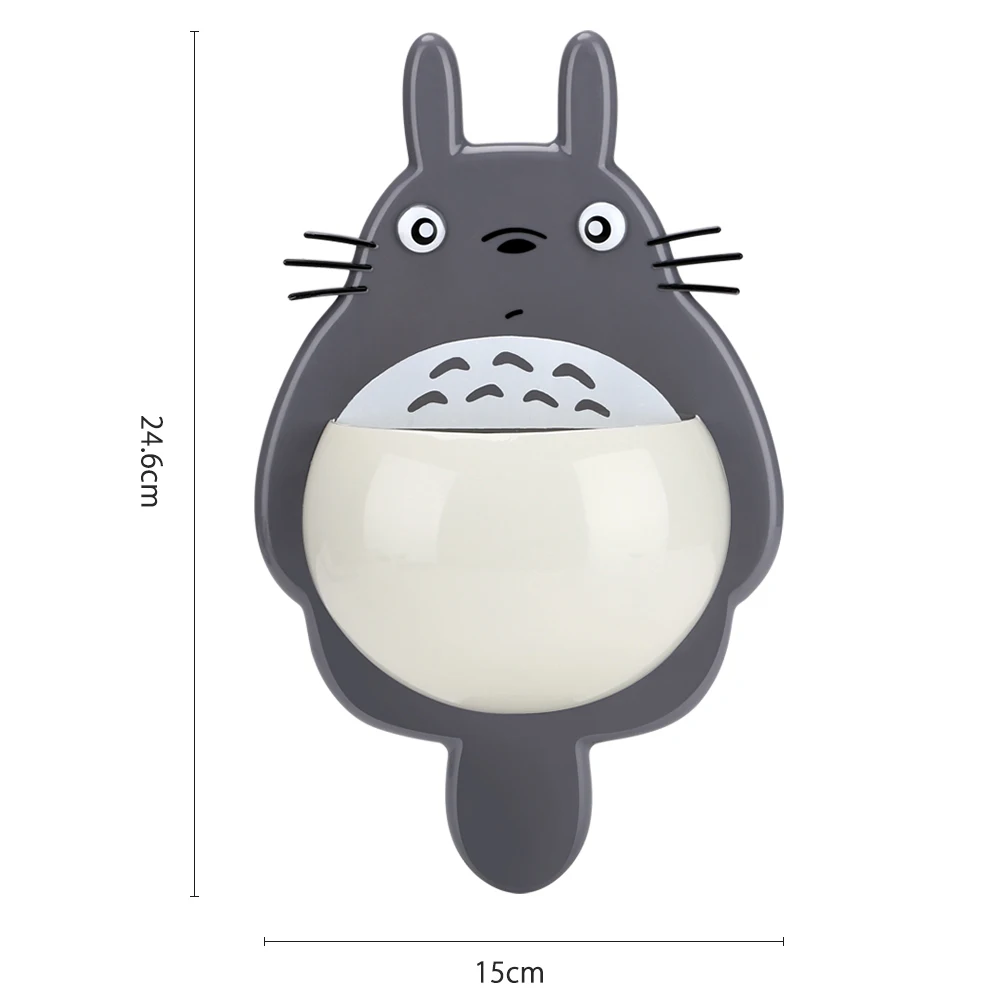 Присоска для хранения зубных щеток Тоторо и держатели зубной пасты с 3 присосками