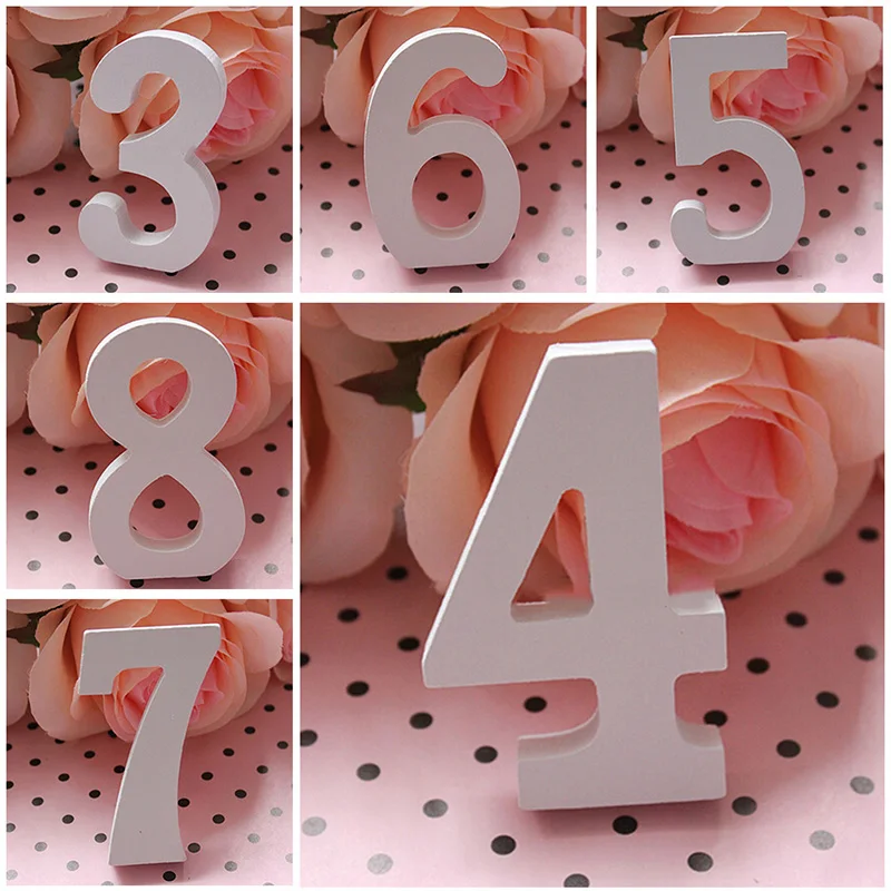 Алмазный Свадебный декор Деревянный алфавит декоративные поделки стол с номером
