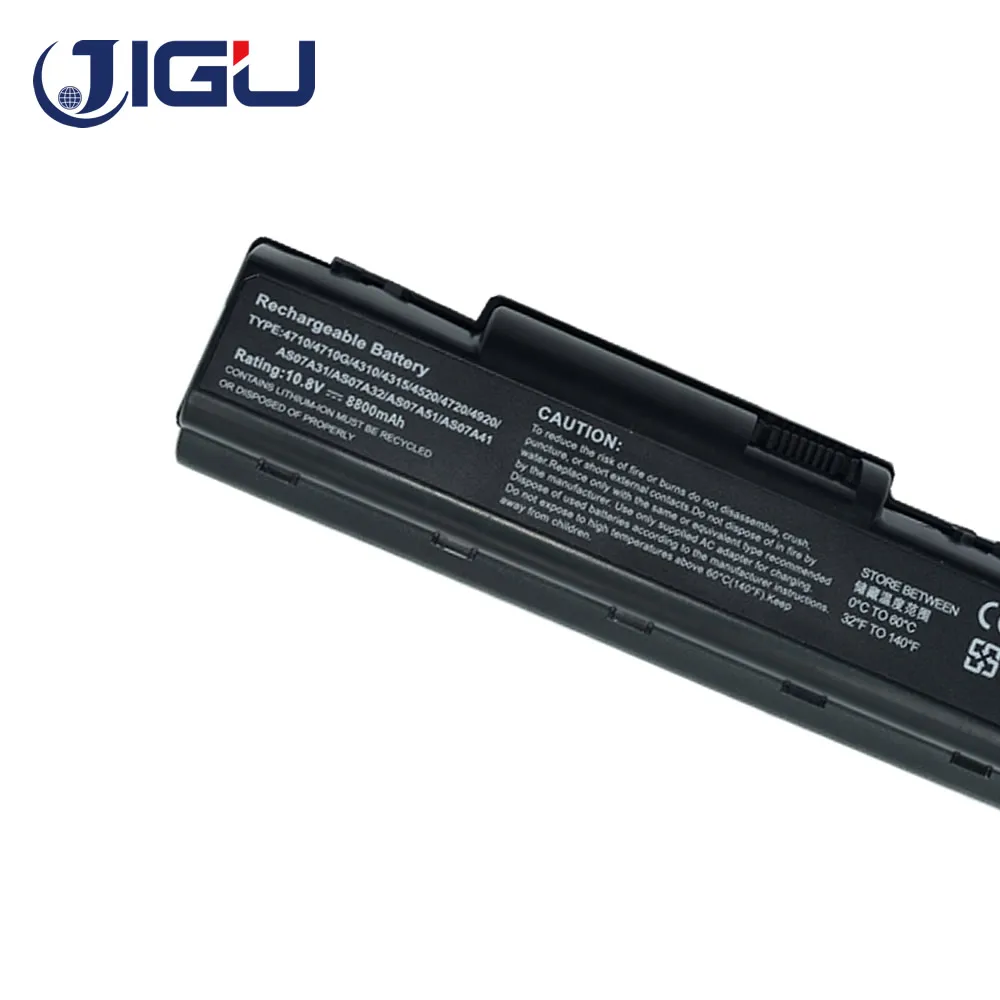 JIGU 12 ячеек AS07A31 AS07A32 AS07A41 AS07A42 AS07A51 AS07A52 AS07A71 AS07A72 AS07A75 AS2007A MS2219 батарея для Acer Aspire|battery