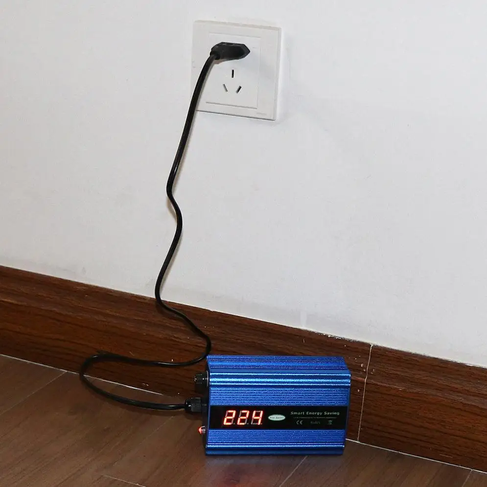 50KW 90-250V интеллигентая(ый) экономия электроэнергии с Светодиодный индикатор светильник энергосберегающие устройства электроэнергию убийца до 35