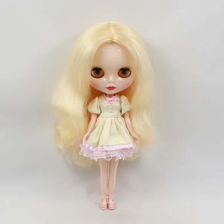 Бесплатная доставка Стоимость обнаженные куклы Блит светлые волосы