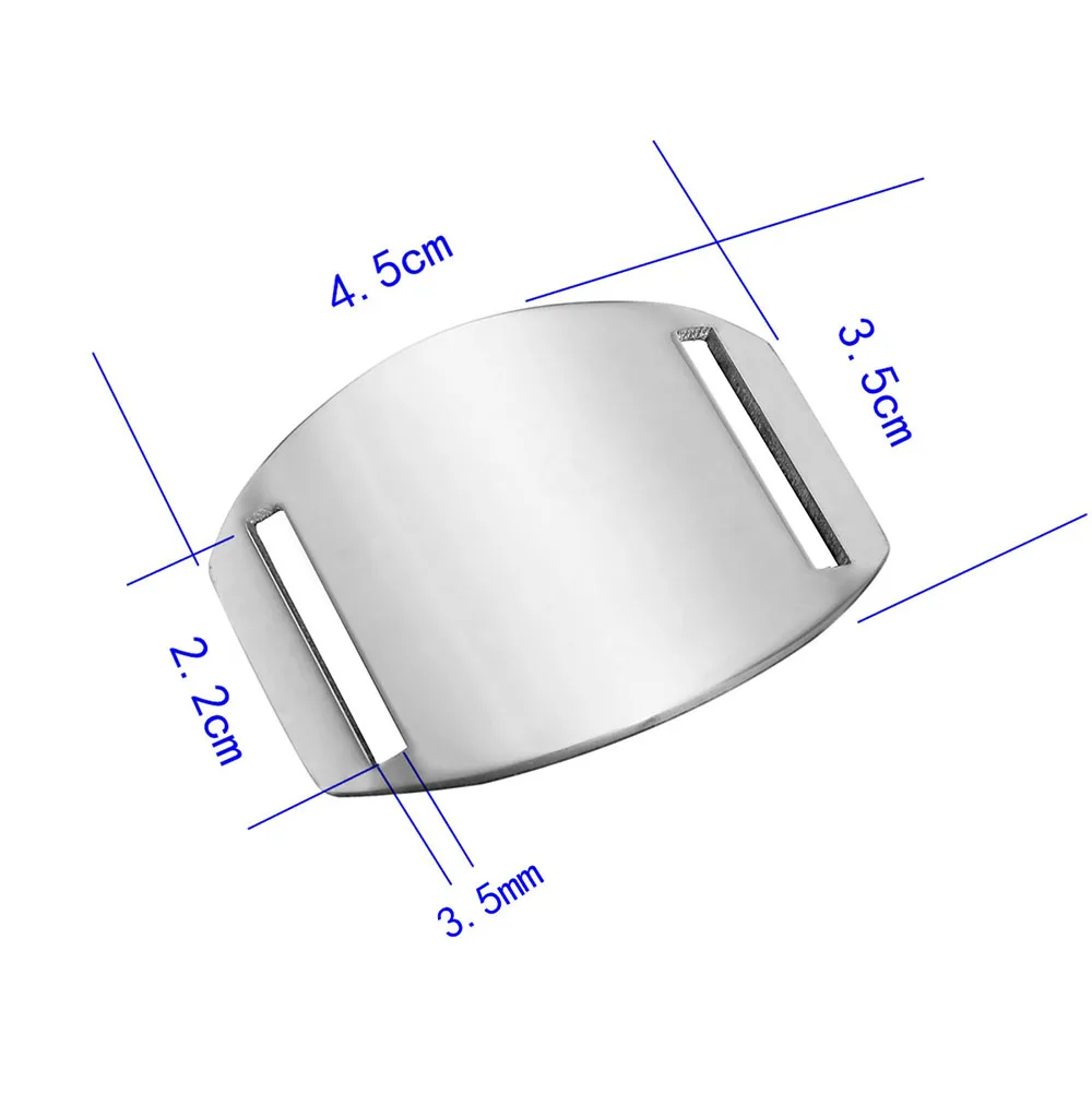 10 шт./лот бирки для собак из нержавеющей стали с гравировальным текстом бирка