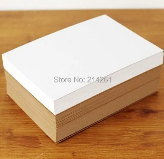A4 300gsm крафт бумага картон пустой DIY Бумага Картон лазерный принтер ручной работы