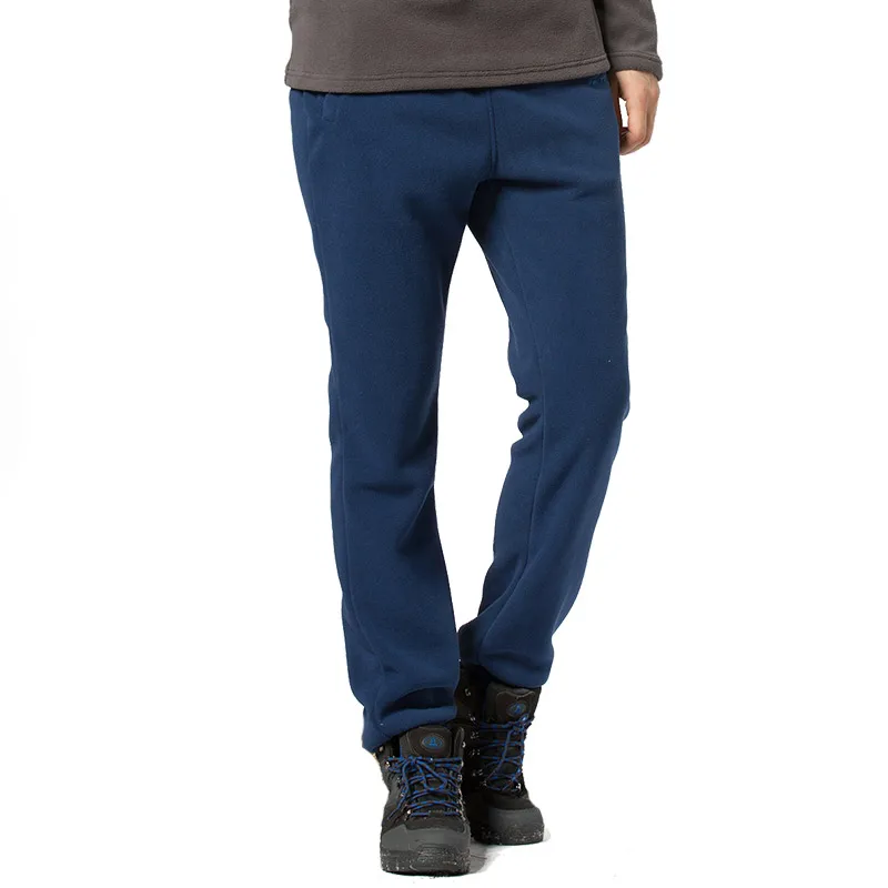 Tectop Autumn and Winter Thick Fleece Pants Sports Polar Fleece Fabric Windproof Thermal Plus Size Men and Women Pants