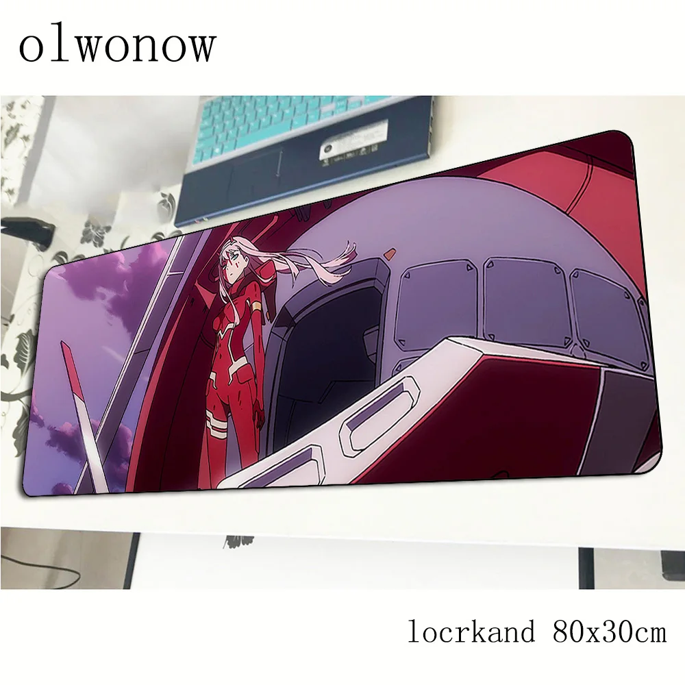 Коврик для мыши darling in the franxx 80x30 см игровой коврик для мыши геймерский коврик большой игровой компьютерный стол padmouse клавиатура большие игровые коврики