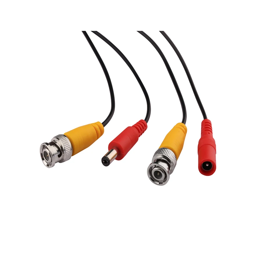 Кабель hamrolt BNC 50 м/40 м/30 м/20 м/10 м/5 м CCTV мощность видео BNC+ DC штекер кабель для AHD/TVI/аналоговая CCTV камера Surveillant система