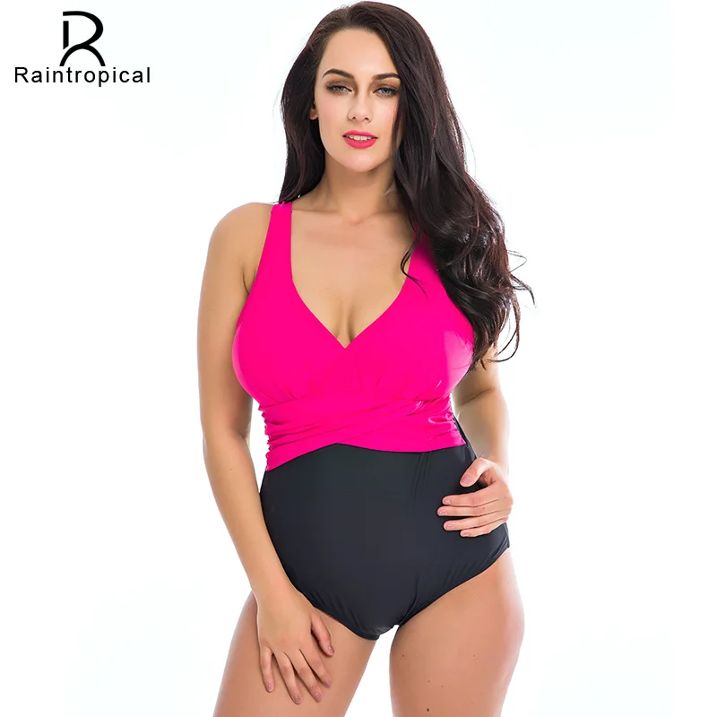 Женский купальный костюм в стиле ретро винтажный большого размера M ~ 4XL 2019|suit