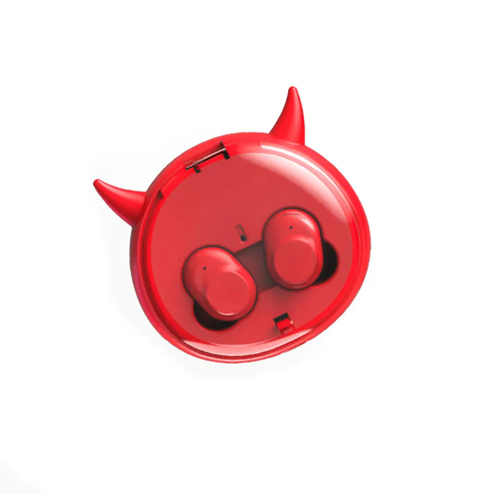 Беспроводные миниатюрные наушники TWS с Bluetooth маленькие портативные Demon