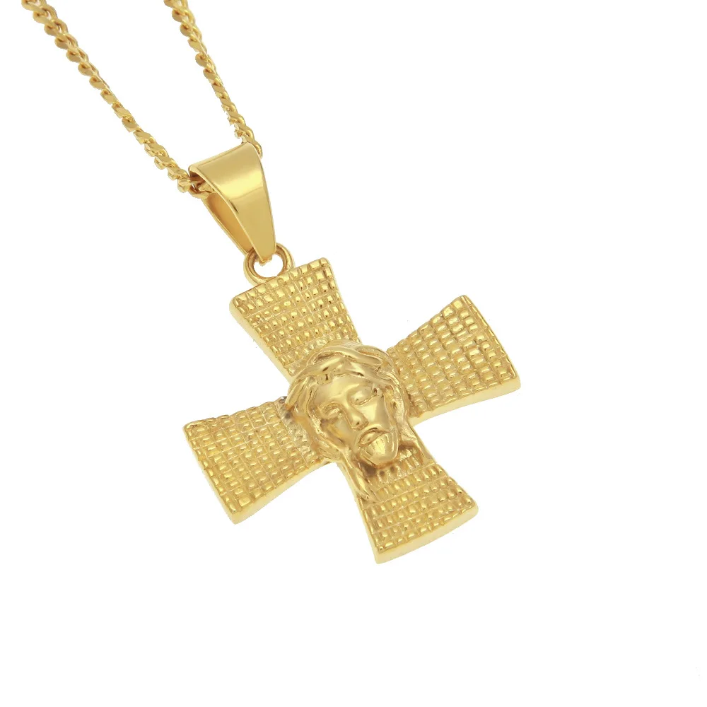 Новинка 2018 мужское ожерелье из нержавеющей стали в стиле хип хоп высокого