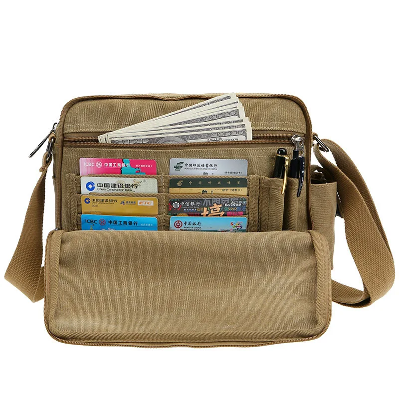 Хит! Высококачественная многофункциональная Мужская Холщовая Сумка