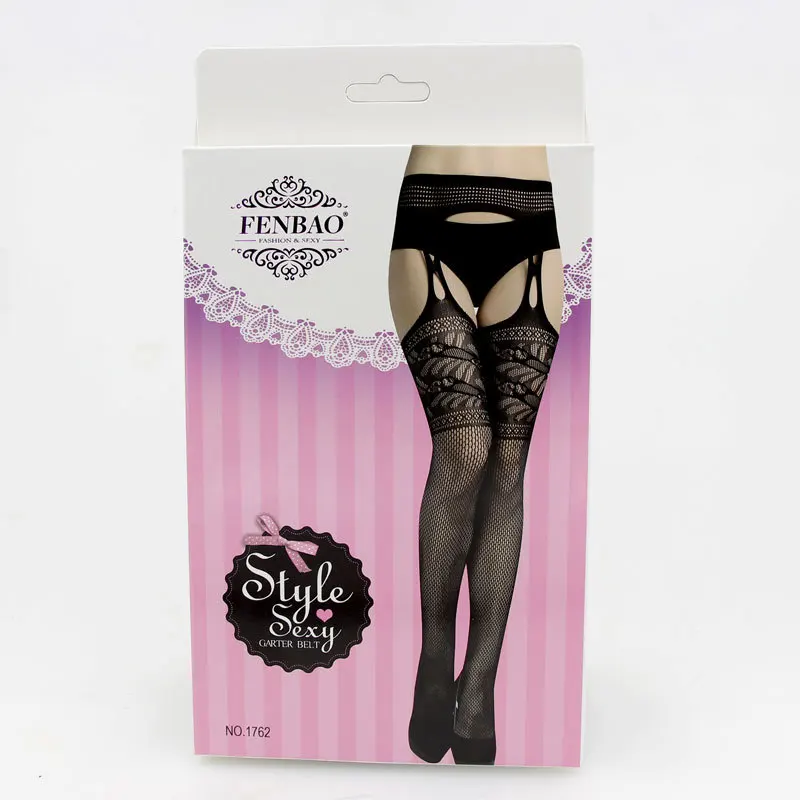Женские кружевные чулочки Meia Longa ажурные с подтяжками 2016|thigh high stockings|high stockingsfishnet