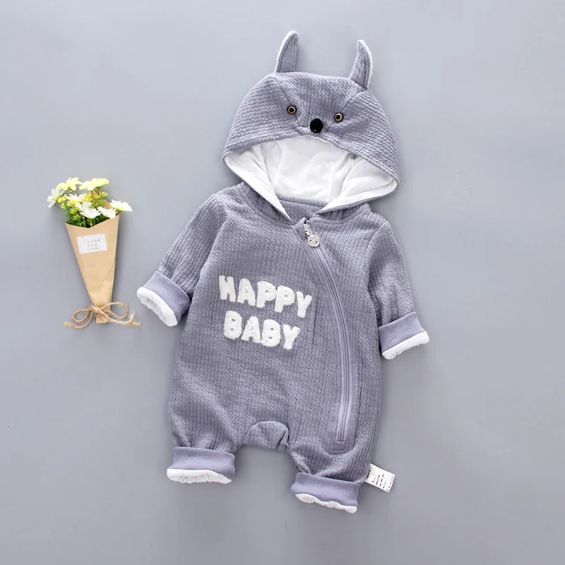 

Cute Cartoon Baby Rompers Cotton winter infant toddler jumpsuits boy girl Animal newborn baby clothes Baby costume Sets