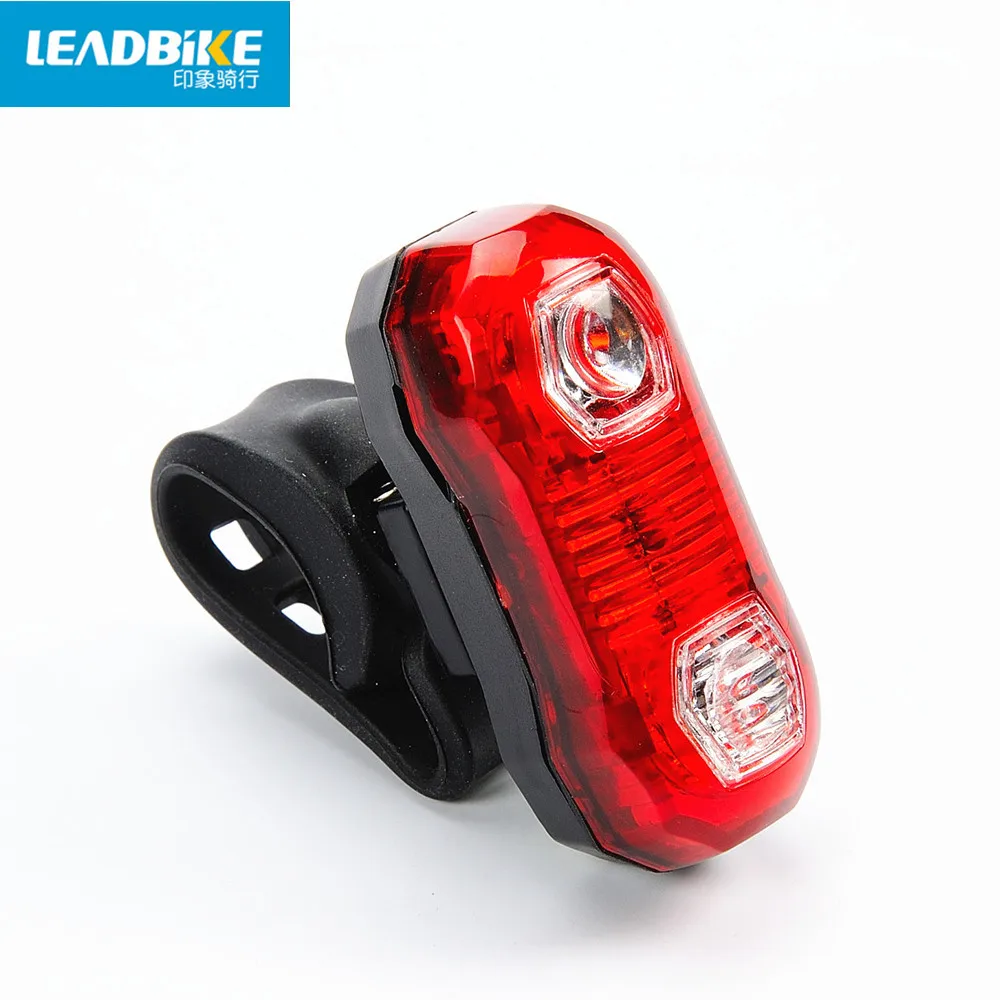 Leadbike 5 LED велосипедный задний фонарь шлем красная вспышка 2 режима велосипедная