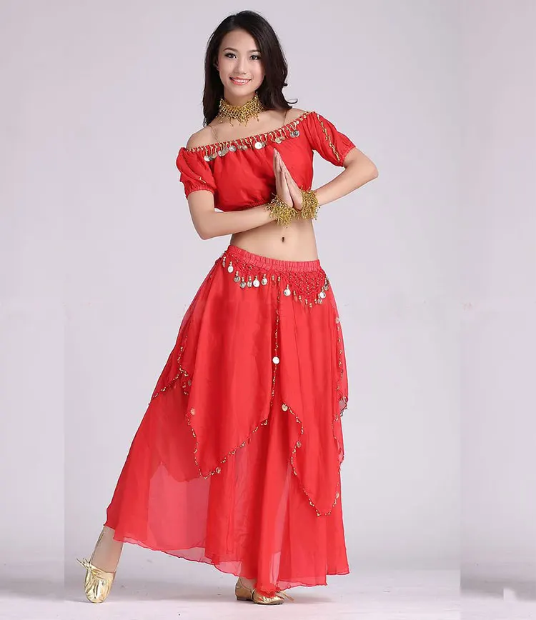 Костюм для танца живота из 2 предметов костюмы восточных танцев танцевальные