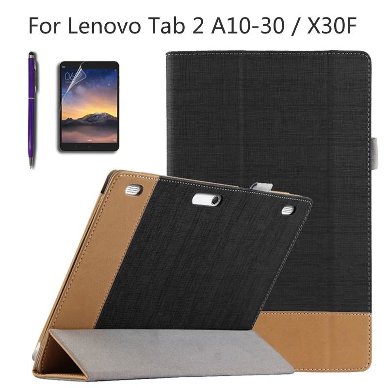 Кожаный защитный чехол-книжка для lenovo Tab 2 A10-70F/L A10-30 X30F/M Tab 3X70 X70F X70M Tab 10 TB-X103F X103F