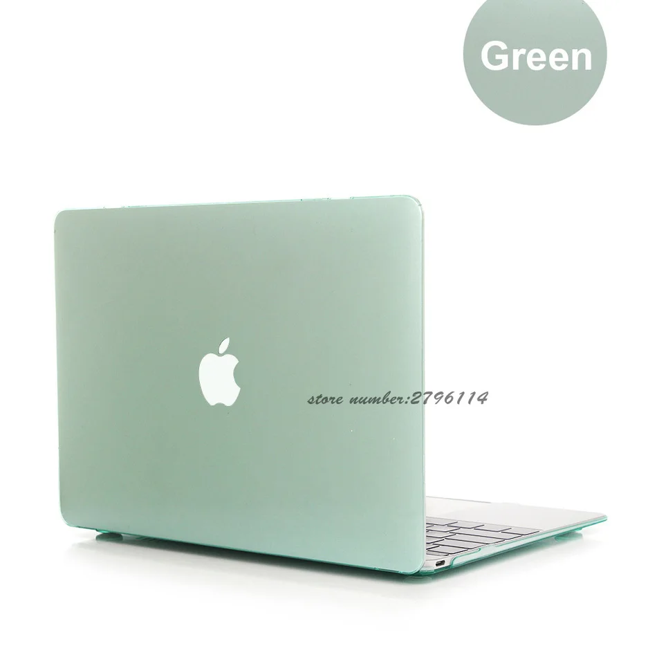 Чехол с зелеными кристаллами для Apple Macbook Air Pro Retina 11 12 13 15 чехол ноутбука Mac book 3